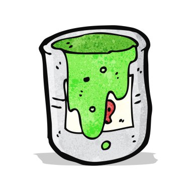 radyoaktif atık karikatür