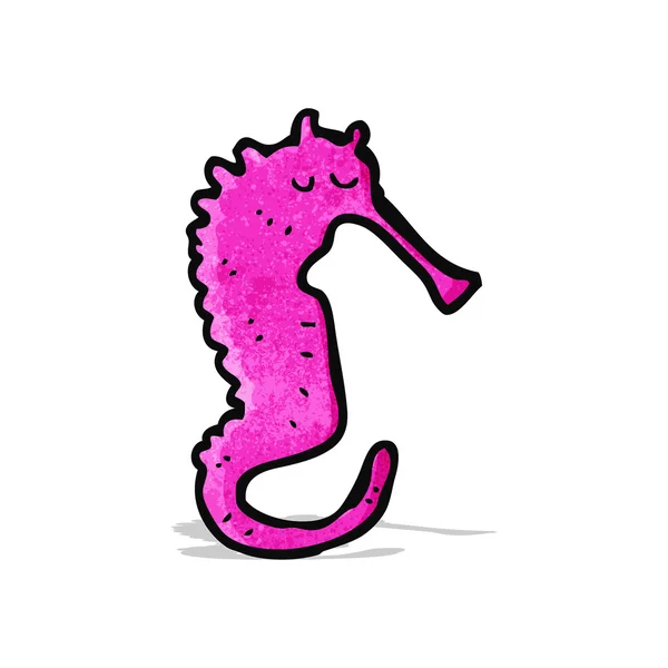 Cartoon seahorse — Stockvector