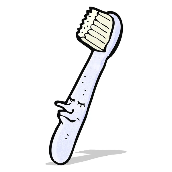 漫画の歯ブラシ — ストックベクタ