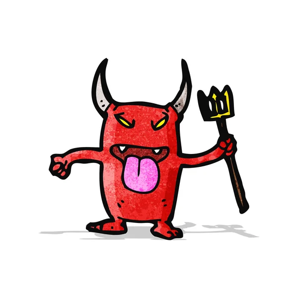 Dessin animé petit diable — Image vectorielle