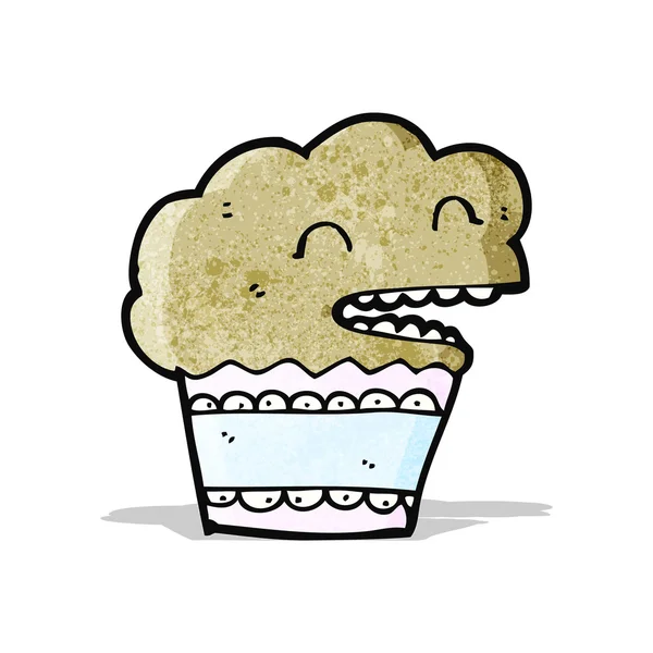 Cartoon muffin — Stockvector