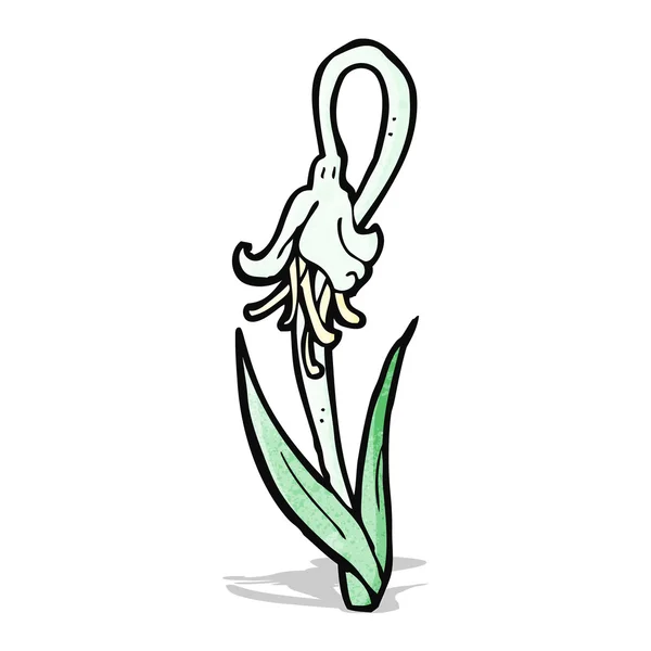 Karikatür çiçek — Stok Vektör