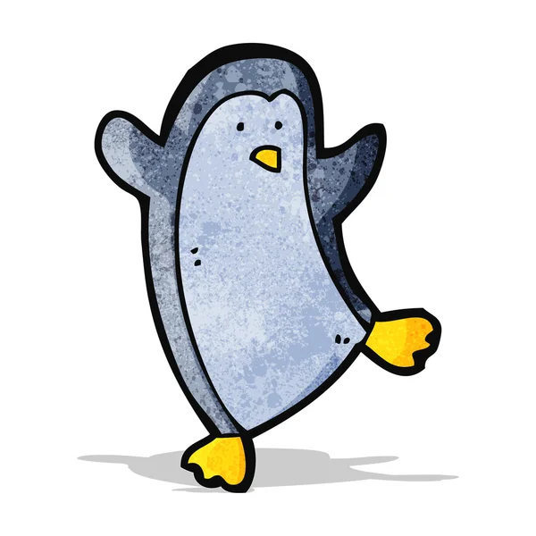 Pinguim bonito dos desenhos animados — Vetor de Stock