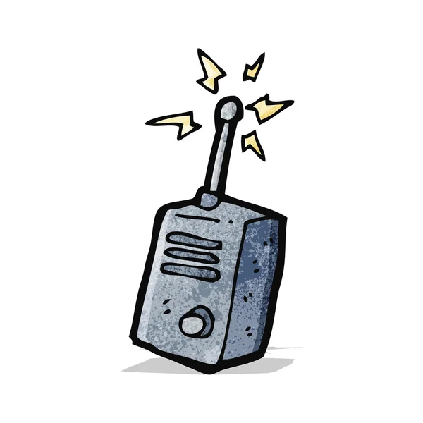 Cartoon walkie talkie — Stockvector