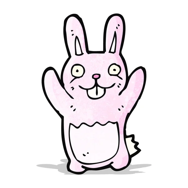 Funny cartoon rabbit — Stock Vector