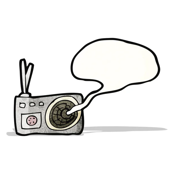 卡通收音机 — 图库矢量图片