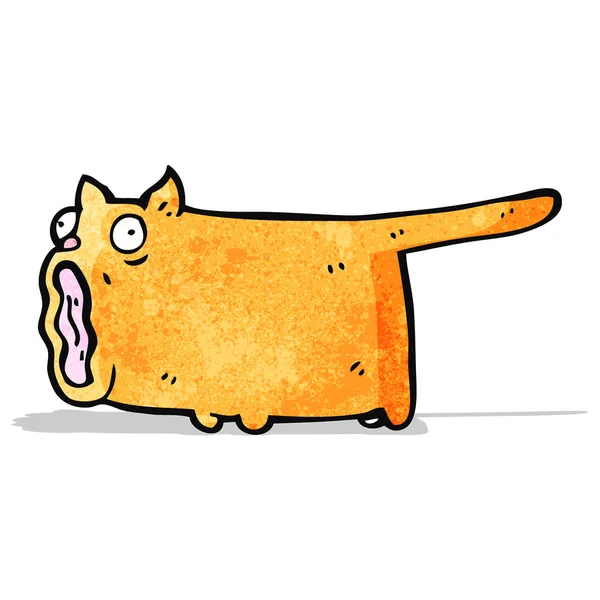 Drôle crier chat — Image vectorielle