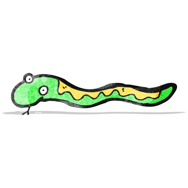 Karikatür slithering yılan — Stok Vektör