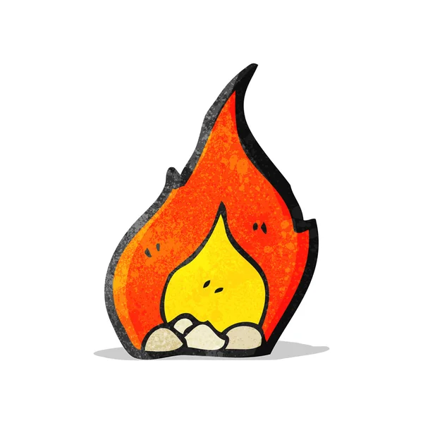 Fuego de dibujos animados — Archivo Imágenes Vectoriales