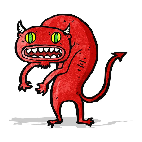 Diablo de dibujos animados — Vector de stock