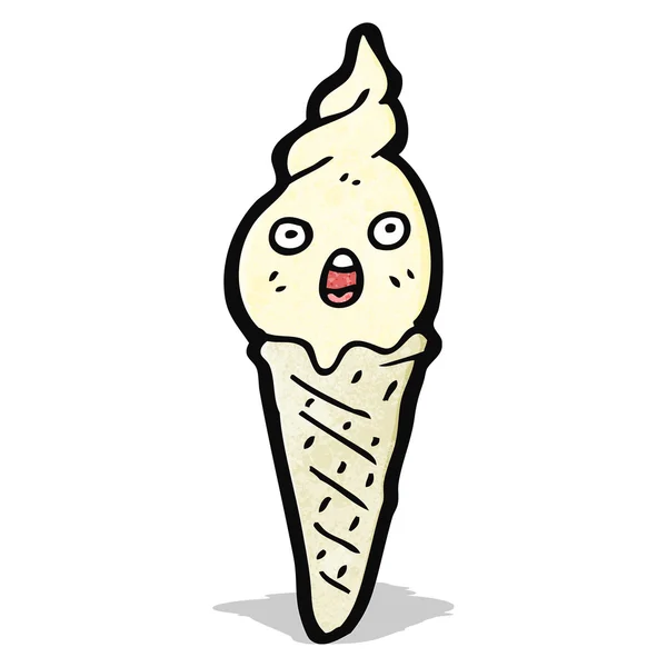 Helado personaje de dibujos animados — Archivo Imágenes Vectoriales