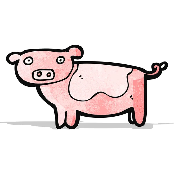 Cartoon pig — Stock Vector