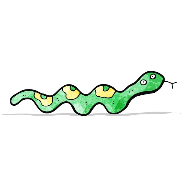 Slithering snake cartoon — Stock Vector