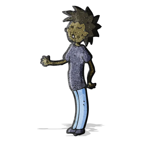 Dessin animé adolescent — Image vectorielle