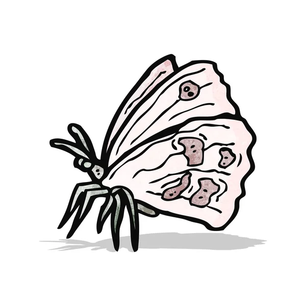Papillon dessin animé — Image vectorielle