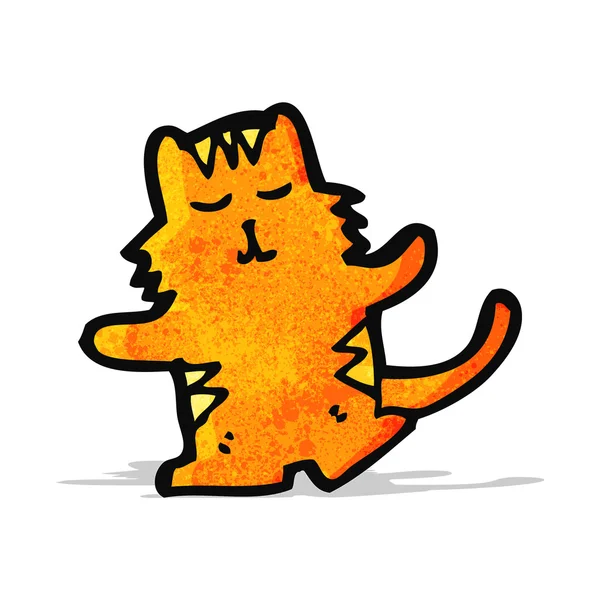 Doodle de gato de desenhos animados — Vetor de Stock