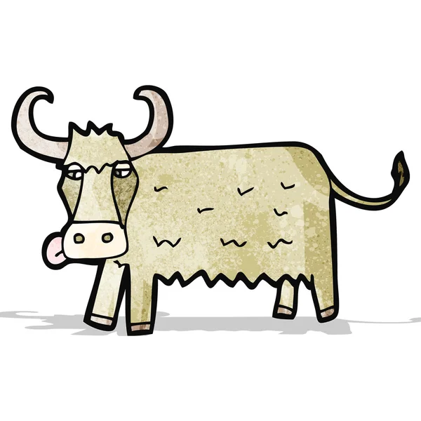 Vaca de dibujos animados — Vector de stock