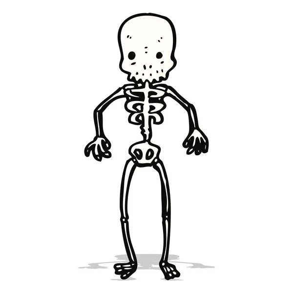 Squelette de bande dessinée — Image vectorielle