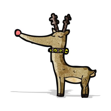 Rudolf kırmızı burunlu Ren geyiği çizgi film