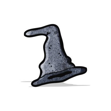 karikatür cadı şapka