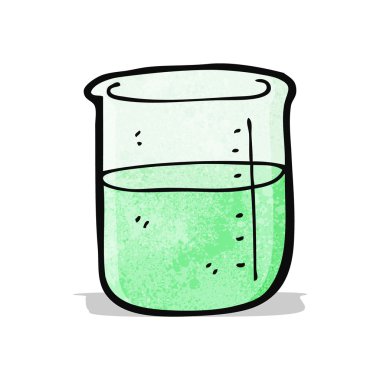 çizgi film kimyasal kavanoz