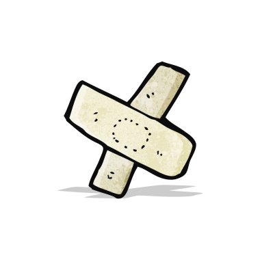 çizgi film yapıştırma alçı