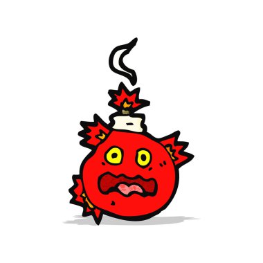 çizgi film bomba patlatmaya hazır