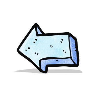 ok işareti karikatür