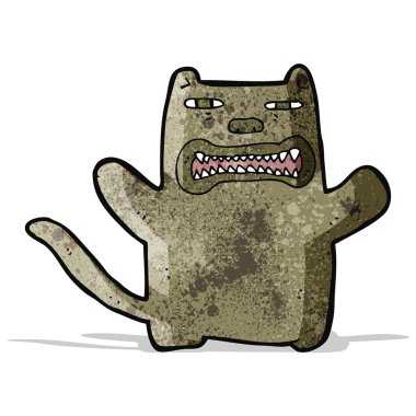 karikatür kızgın köpek