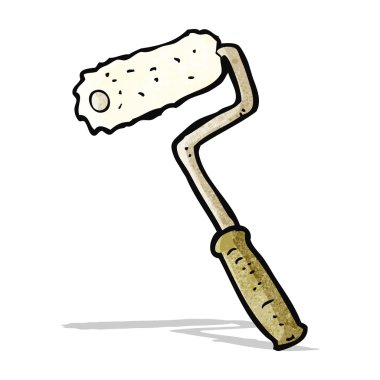 karikatür boya silindiri