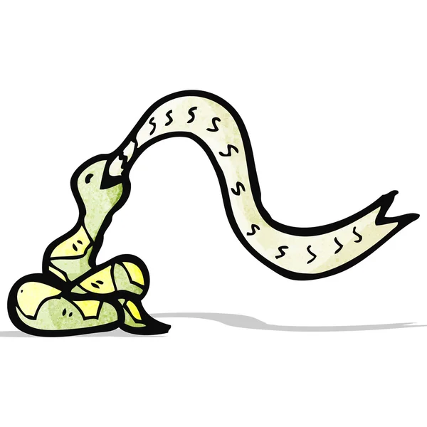 Dessin animé sifflement serpent — Image vectorielle