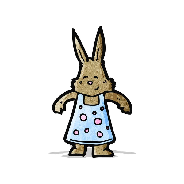 かわいいウサギを漫画します。 — ストックベクタ