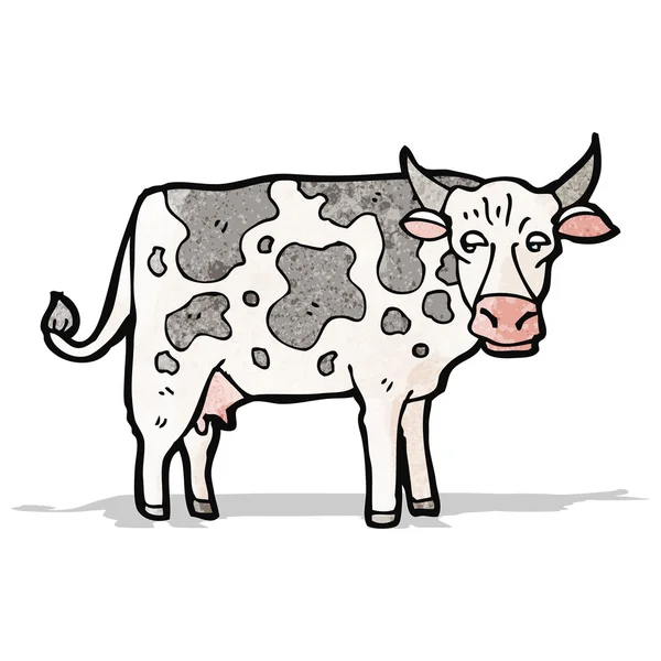 Vaca de desenho animado — Vetor de Stock