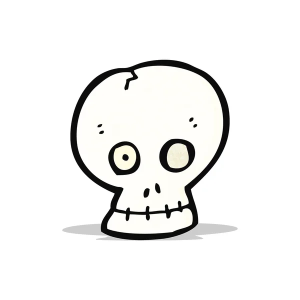 Cartoon skull — Stock Vector