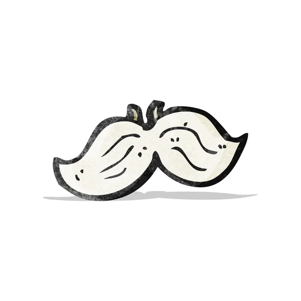 Fake mustache cartoon — Stock Vector