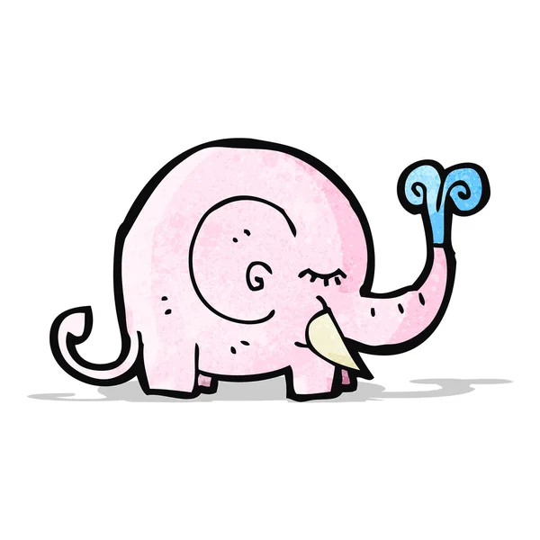 Tekenfilm olifant — Stockvector
