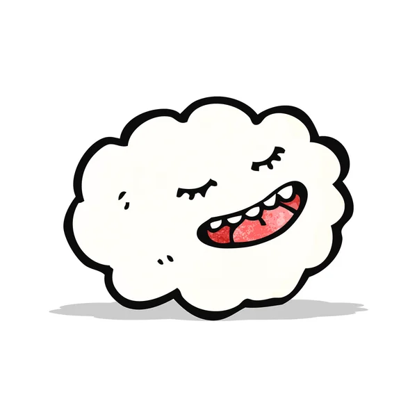 Cloud kreslená postavička — Stockový vektor