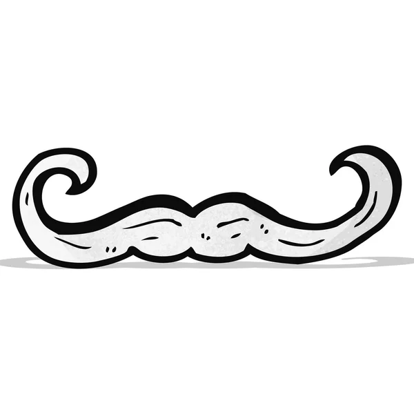 Bigote de dibujos animados — Vector de stock