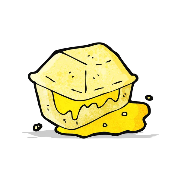 Grasa comida chatarra de dibujos animados — Vector de stock