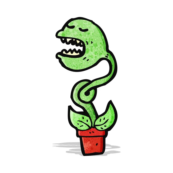 Cartoon vleesetende plant — Stockvector