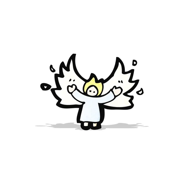 Cartoon little angel — Stock Vector