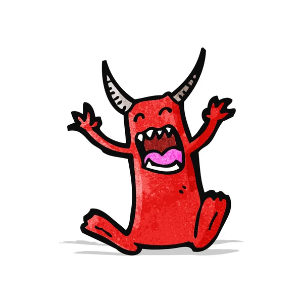 Cartoon little devil — Stock Vector