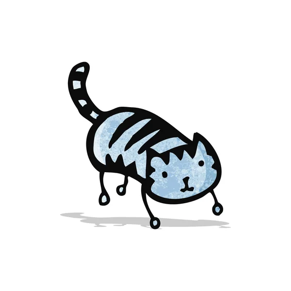 Mignon dessin animé doodle chat — Image vectorielle