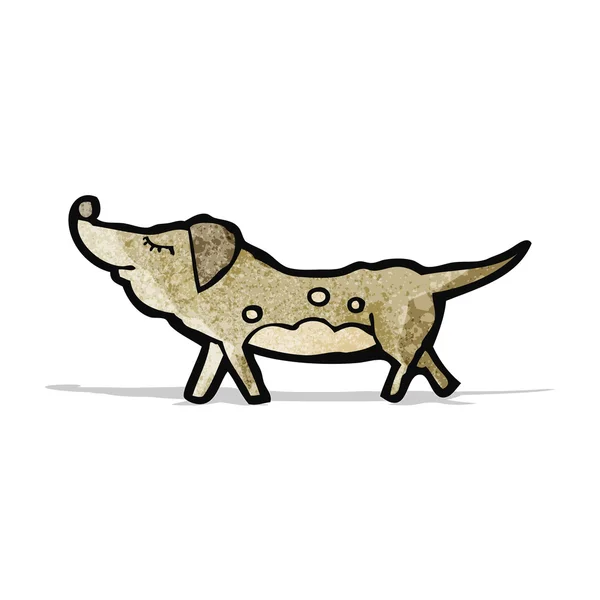 Pequeño perro de dibujos animados — Vector de stock