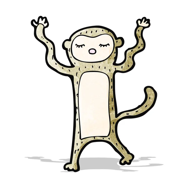 Grappige cartoon aap — Stockvector