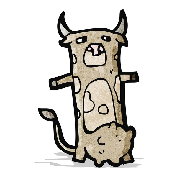 Vaca de dibujos animados — Vector de stock