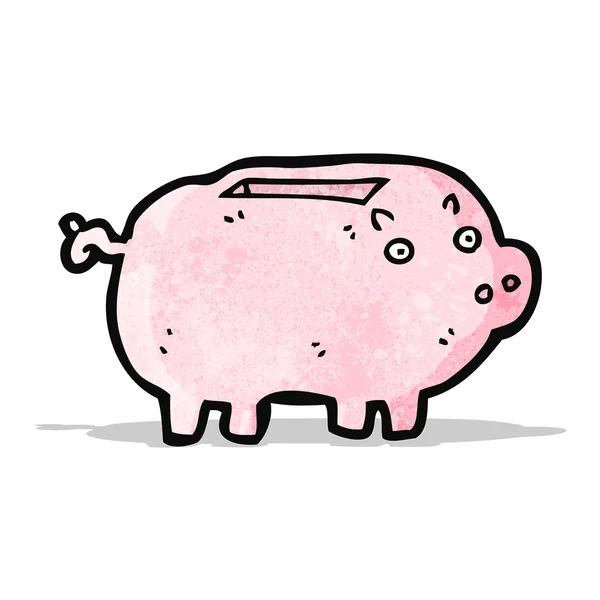 Cartoon-Sparschwein — Stockvektor