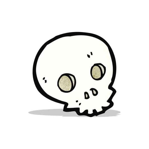 Cartoon skull-symbool — Stockvector