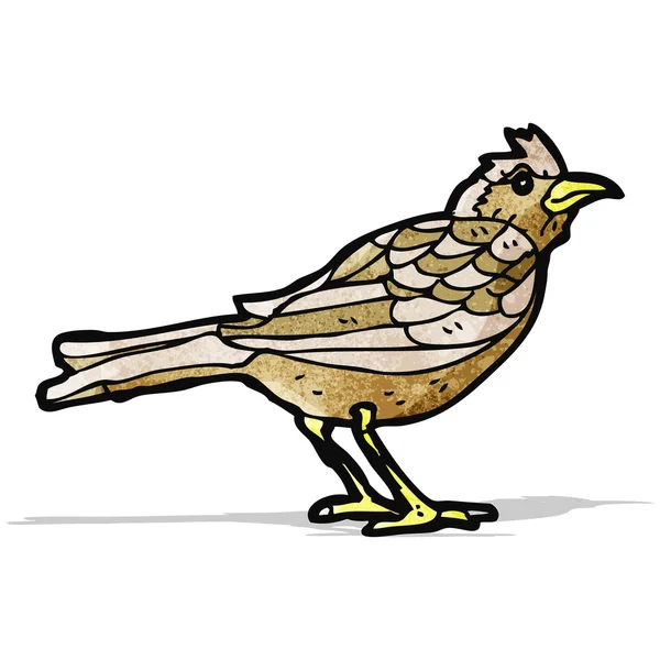 Ilustração pássaro jardim — Vetor de Stock