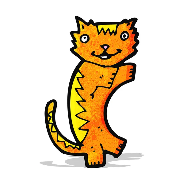 Karikatür zencefil kedi — Stok Vektör